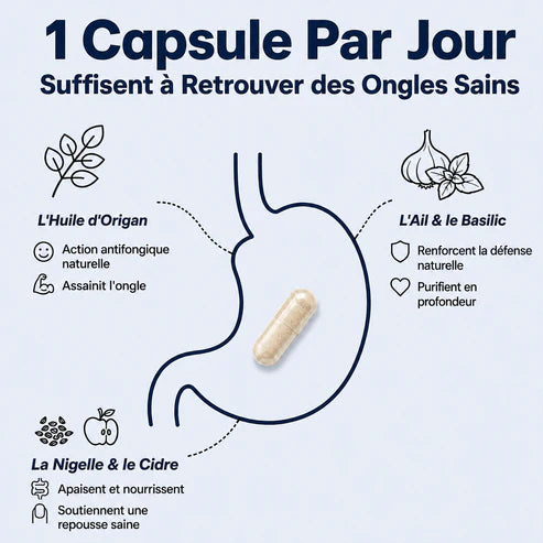Mycovital™ | Huile d'Origan & de Nigelle – Élimine la Mycose des Ongles