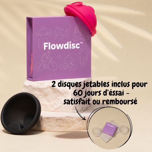 Flowdisc™ | Le Disque Menstruel qui te libère pour 12h — Sans Fuite, Sans Stress