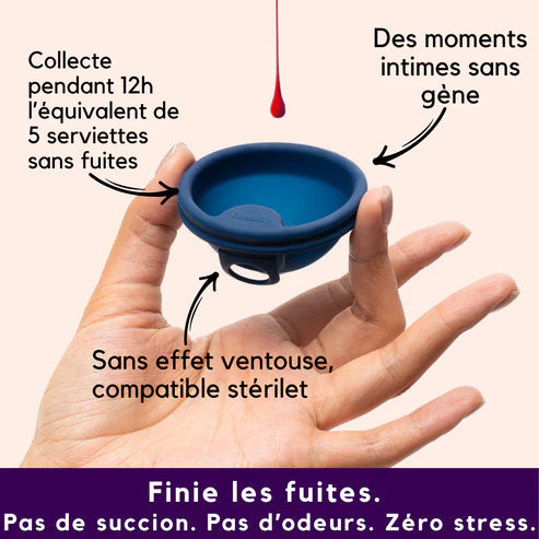 Flowdisc™ | Le Disque Menstruel qui te libère pour 12h — Sans Fuite, Sans Stress