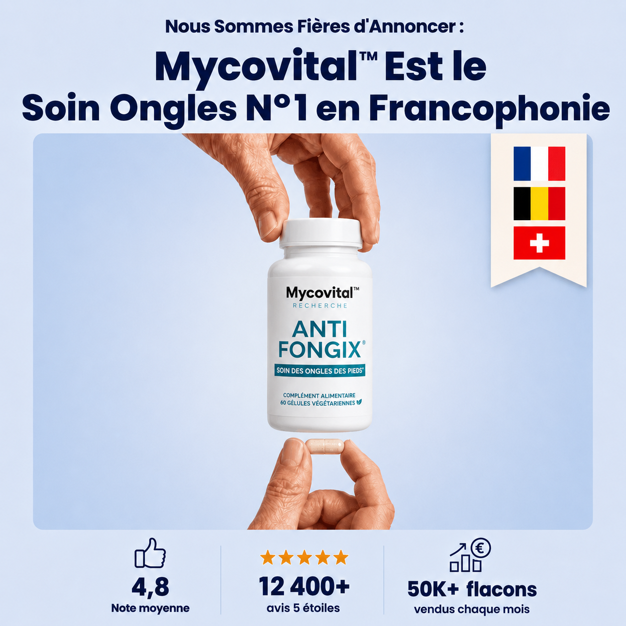 Mycovital™ | Huile d'Origan & de Nigelle – Élimine la Mycose des Ongles