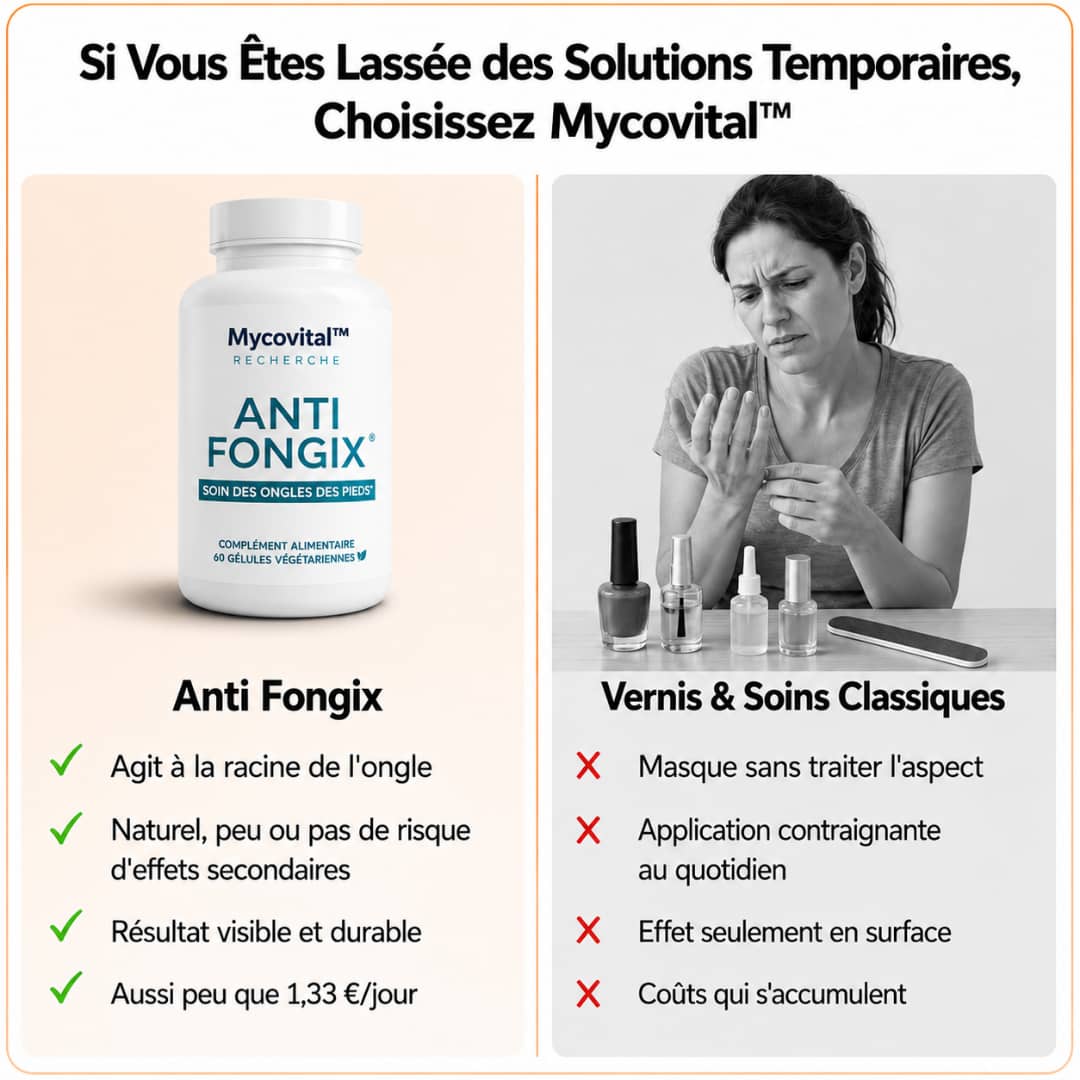 Mycovital™ | Huile d'Origan & de Nigelle – Élimine la Mycose des Ongles