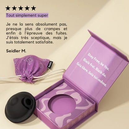 Flowdisc™ | Le Disque Menstruel qui te libère pour 12h — Sans Fuite, Sans Stress